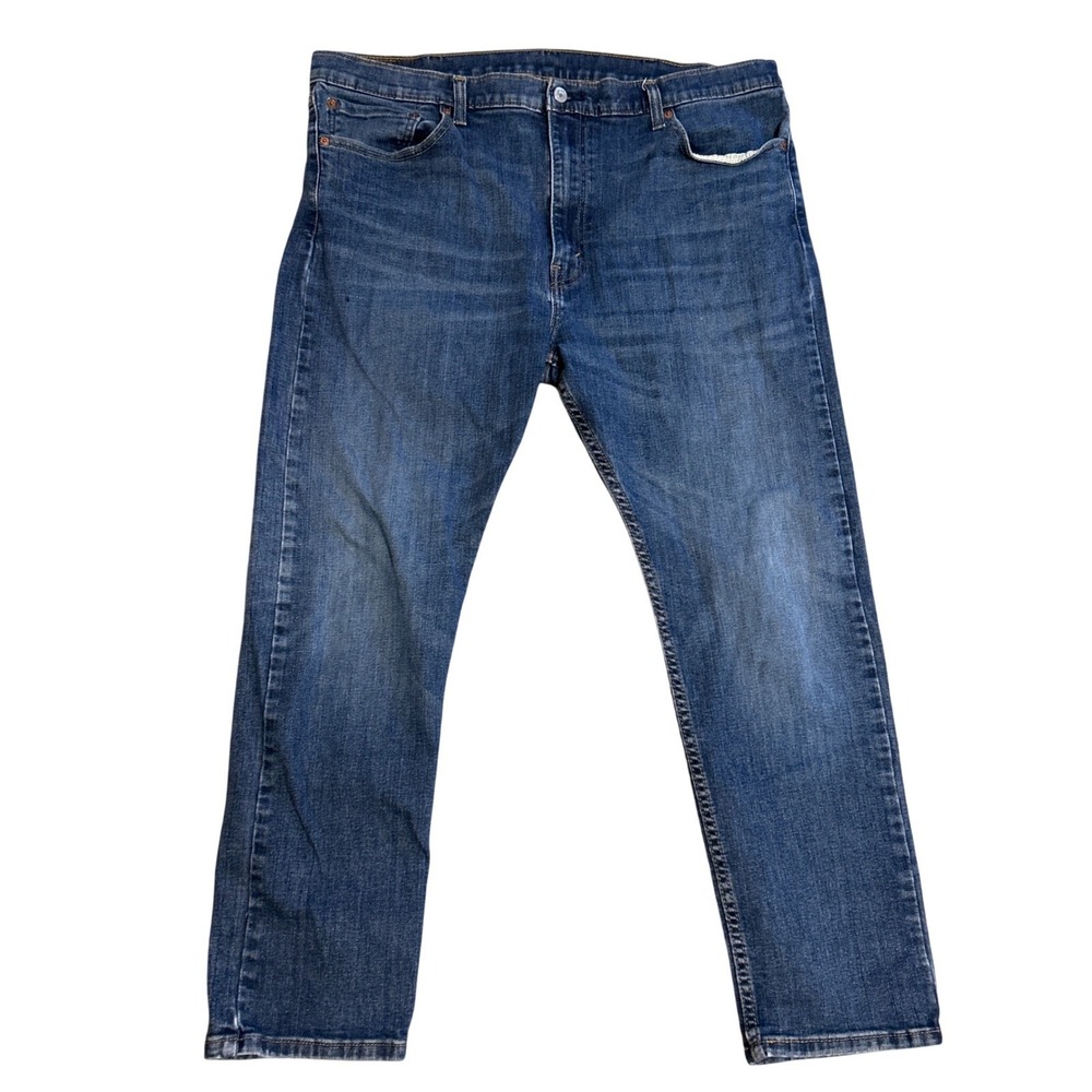 Levi's 512‎ slim tapered Men's Jeans 42x30 Medium Wash Blue Denim Pants